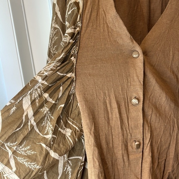 Anthropologie Knitted & Knotted Recall The Willow Cardigan Linen - Picture 4 of 7